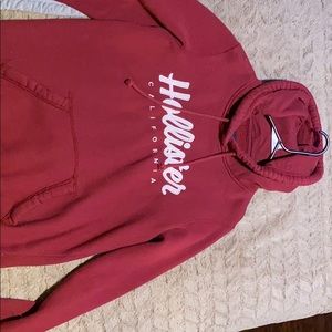 Maroon hollister hoodie